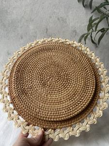 Mantel Individual de ratán de Color Natural con descuento, tamaño multicolor, superventas personalizado para decoración de mesa de comedor 2024 - Product Image 3