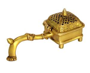 Brass Inlay Bakhoor <b>Burner</b> Handmade Bukhoor <b>Burner</b> Wood <b>Electric</b> <b>Incense</b> <b>Burner</b> Bakhoor - Product Image 4