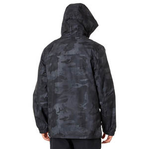 Chaqueta cortavientos de diseño personalizado de alta calidad con cuello con capucha Color sólido Ropa de calle Cortavientos - Product Image 2