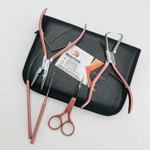 Juego de peinado multifuncional profesional Microlink, alicates de extensión de cabello de acero inoxidable, herramientas metálicas para el cabello - Product Image 6