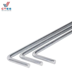 Boulon d'ancrage de type L 300mm-6000mm Acier brut nu - Product Image 1