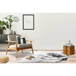 Tapis imprimé gris fumé : Décoration moderne de ferme pour le bureau, la salle de jeux, tapis en chenille - Product Image 2