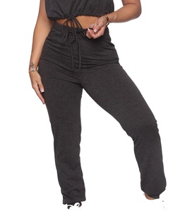 ชุดเล่นโยคะสำหรับผู้หญิง2ชิ้นผ้าสแปนเด็กซ์/ ผ้าฝ้ายเนื้อผ้าระบายอากาศได้ดีสวมใส่สบาย - Product Image 4