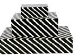 กล่องเก็บเครื่องประดับไม้สไตล์โมเดิร์น ทำมือ เป็นมิตรกับสิ่งแวดล้อม ปิดสนิท มีฝาปิดแบบมีบานพับ รูปทรงสี่เหลี่ยมผืนผ้า จำนวน 2 ชิ้น - Product Image 6