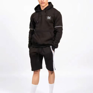 Bas prix fabriqué en haute qualité hommes sweats à capuche ensemble court Streetwear Offre Spéciale hommes sweats à capuche ensemble court - Product Image 1