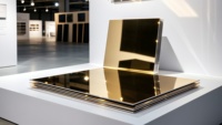 Machine de revêtement doré pour carreaux de sol en porcelaine, machine de métallisation sous vide pour carreaux de mur en céramique/mosaïque/vasque