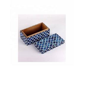 กล่องเก็บเครื่องประดับแบบฝังกระดูกและเรซินแบบโมร็อกโกกล่องเก็บฝังกระดูกแฮนด์เมดกล่องเก็บของที่ระลึกสำหรับตกแต่งบ้านโต๊ะ - Product Image 3