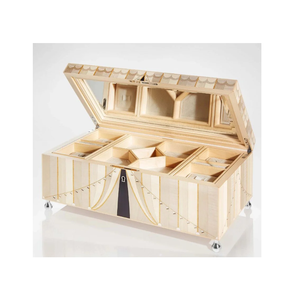 Caja de madera de haya de vapor de alta calidad con tapa Logotipo personalizado Dimensiones variables para regalar Joyas Juguetes Hogar-Tipo de modelo de teca - Product Image 5