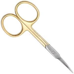 Ciseaux à cuticules de haute qualité en gros, pointe en flèche, acier inoxydable, ciseaux à ongles, lame incurvée, manche en céramique, logo personnalisable - Product Image 6