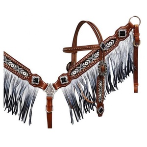 Headstall Western avec quincaillerie personnalisée Headstall anatomique Western avec logo personnalisé à bas prix - Product Image 5
