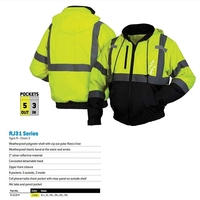 Ropa de Seguridad Reflectante para Niños, Invierno, Logotipo Personalizado, Colores Personalizados, Servicio OEM, Detección de Agujas, Alta Calidad