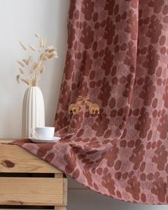 Rideaux traditionnels indiens en coton fleuri, imprimés à la main, pour la maison, la chambre et le salon - Product Image 3