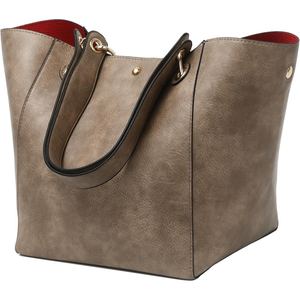 Bolso de Mano Clásico de Cuero Vacuno Genuino para Mujer, Bolso de Hombro Espacioso y Suave, Diseñado para Comodidad y Estilo - Product Image 1