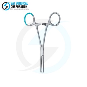 Pinzas profesionales de arteria Kocher Abrazadera quirúrgica de acero inoxidable con dentados transversales para agarrar tejido seguro - Product Image 3