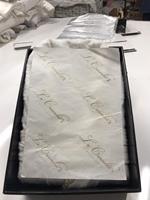 Offres Spéciales-STOCK 200 PCS - % 100 Coton Épais Col Châle Peignoir Blanc, Avec Boîte Cadeau, S - M - L - XL Vente en Gros