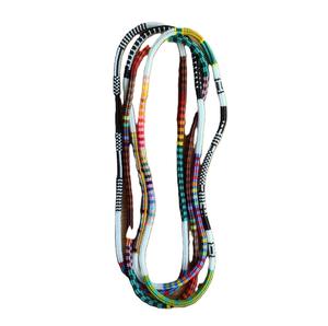 Collares de cuentas de semillas ecológicos con temas étnicos bohemios collar hecho a mano personalizado collar de cuentas de semillas - Product Image 1