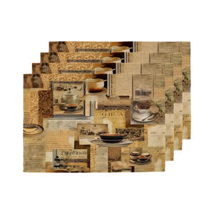 Sets de table brodés en pur coton 100% à impression personnalisée de qualité supérieure avec logo personnalisé - Product Image 6