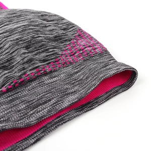 Sujetador Deportivo de Yoga sin Costuras y Transpirable de Secado Rápido, con Soporte Alto, sin Tirantes, Cuello Cuadrado, Malla, Estilo Cuba, Premium - Product Image 4