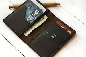 Genuine Cowhide Short Leather LCH-0132 Anti-theft <b>Card</b> Holder Mens <b>Wallet</b> for Credit <b>Cards</b> and Pocket Access - Product Image 6