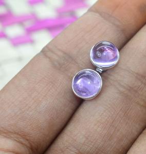 Tendance 925 argent Sterling améthyste pierres précieuses boucles d'oreilles bijoux à la main argent Boho Style boucles d'oreilles bijoux pour femmes cadeau - Product Image 3