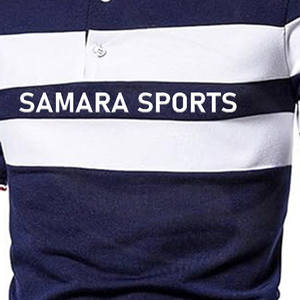 Polos de hombre con logotipo bordado e impreso personalizado de alta calidad, polos ajustados de poliéster y algodón 100% para hombre - Product Image 3