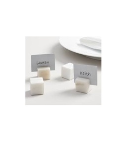 Accessoires de cuisine, porte-serviettes en marbre, cube en pierre blanche, porte-cartes, articles décoratifs pour serviette à bas prix - Product Image 5