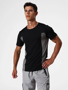 Camiseta Deportiva de Secado Rápido con Logotipo Personalizado para Hombre, Algodón y Poliéster, Transpirable, para Gimnasio, Running, Fitness, Manga Corta, Atlética - Product Image 6