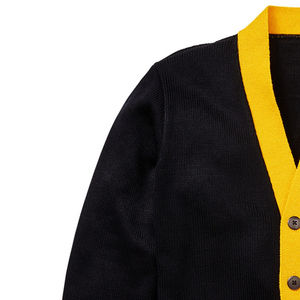 Suéter de Invierno para Mujer, Tejido de Algodón, Venta al por Mayor, Logotipo Personalizado, Estilo Fraternidad, Decoración con Botones en la Parte Delantera - Product Image 3