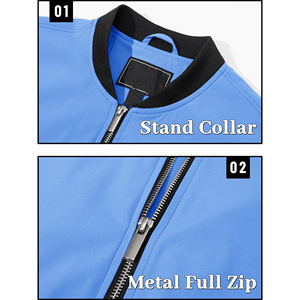 เสื้อแจ็กเก็ตเบสบอลผ้าซาตินสีเขียวสำหรับผู้ชายเสื้อแจ็กเก็ตสไตล์วิทยาลัยผ้าโพลีเอสเตอร์พิมพ์โลโก้แบบกำหนดเอง - Product Image 4