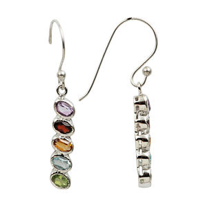 Manufacturer classic simple design rose gold plated <b>earrings</b> 925 sterling <b>silver</b> chrysoprase gemstone <b>dangle</b> drop <b>earring</b> - Product Image 3