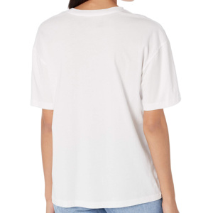 Camiseta Casual de Mujer al por Mayor, 100% Algodón, Color Liso, Talla Grande, Manga Larga, Corte Ajustado, con Logotipo Personalizado - Product Image 2