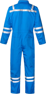 Combinaison de sécurité résistante aux produits chimiques de haute qualité, résistante aux acides, 100% coton FR, tenue de travail de sécurité industrielle ignifuge - Product Image 2