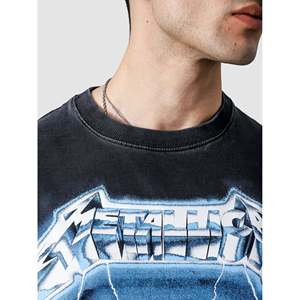 Pantalon cargo décontracté Metallica à taille mi-haute en toile respirante avec un design unique - Product Image 4