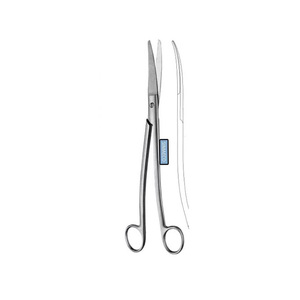 Tiêu chuẩn <span class=keywords><strong>siebold</strong></span> Hướng dẫn sử dụng kéo 24.5cm CE chứng nhận phẫu thuật kéo để cắt mổ xẻ mô xử lý y tế thủ tục - Product Image 1