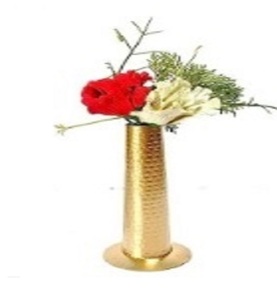<b>Unique</b> Design Metal Gold Shining Flower <b>Vase</b> Home Table Decoration Best Selling Metal flower <b>vase</b> wedding table decoration - Product Image 2