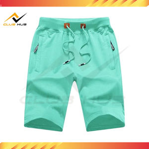 Pantalones cortos atléticos de diseño personalizado para hombre, estilo Hip Hop, con bolsillos, patrón a cuadros, 100% algodón, cierre con cordón, secado rápido, transpirable - Product Image 2