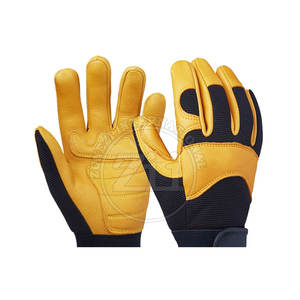 Guantes de Motocross de Cuero Ligeros y Personalizables, de Alta Calidad, Estilo Motero, Transpirables y Resistentes al Viento, con Etiqueta Privada - Product Image 1