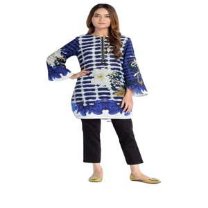 Trajes de césped de algodón para mujer totalmente bordados de 3 piezas de alta calidad Ocasión especial Diseño moderno Estilo indio pakistaní Nuevo - Product Image 1