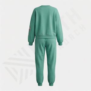 Conjunto Deportivo Personalizado de Felpa, 220 Gramos, Algodón, Corte Holgado, Sudadera con Capucha y Pantalones Jogger, Invierno, Mujer, Premium, Gimnasio - Product Image 2