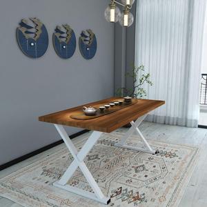 CPT7287-180 tavolo da pranzo Bahar tinta unita Teak 180x80