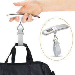 แบล็คไลท์สแตนเลสตะขอแขวนปลาขนาดจอแอลซีดี50กก. เครื่องมือแขวนกระเป๋าเดินทางแบบดิจิตอลแบตเตอรี่ - Product Image 3