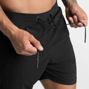 Pantalones cortos de algodón OEM para hombre, ropa deportiva y de gimnasio, pantalones cortos de alta calidad para hombre, pantalones cortos con estampado personalizado para hombre, cintura elástica cómoda - Product Image 5