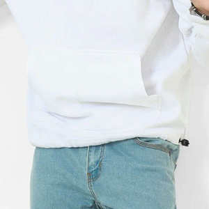 Sudaderas con Capucha de Felpa Francesa de Alta Calidad, Hombros Caídos, Sin Cordones, Estilo Holgado para Hombre - Product Image 4