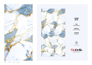 Azulejos dorados de porcelana brillante sin fin 600x1200 24x48 gran formato Premium pulido azulejos de pared y suelo exportación colección de calidad - Product Image 4