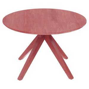 Table à manger moderne en bois Design de pied trépied durable Mobilier unique pour les petits espaces pour les cafés de ferme en plein air Salons - Product Image 1