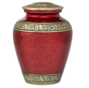 Urnes de crémation pour adultes en laiton classique de haute qualité et haut de gamme Urnes funéraires en métal fini bleu de belle conception. - Product Image 3