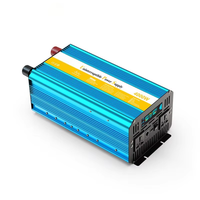 HOULI 12V 4000W 8000W Peak Onduleur domestique monophasé à onde sinusoïdale pure 4KVA rechargeable avec batterie