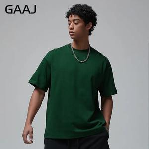 T-shirt à manches courtes et col rond décontracté à la mode en coton 100% pour hommes - Product Image 3