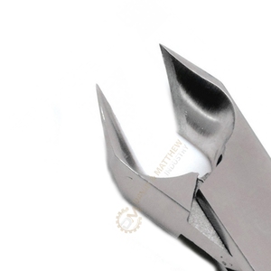 Coupe-ongles professionnel en acier inoxydable en forme de demi-lune robuste pour l'utilisation en podologie des ongles incarnés des doigts et des orteils - Product Image 3