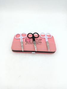 Ciseaux à ongles droits en acier inoxydable à pointe affûtée, vente en gros, option logo personnalisé, plusieurs couleurs disponibles pour usage esthétique - Product Image 5